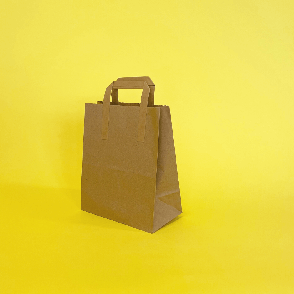 Extra Large Brown Tape Handle Paper Carrier Bags - 305mm x 127mm x 406mm
