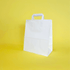 Extra Large White Tape Handle Paper Carrier Bags - 305mm x 127mm x 406mm