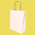 Premium White Twist Handle Paper Carrier Bags - 185mm x 80mm x 240mm