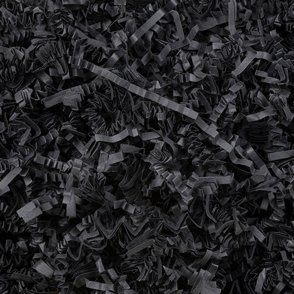 Black ZigZag Crinkle Cut Shredded Paper (4mm)