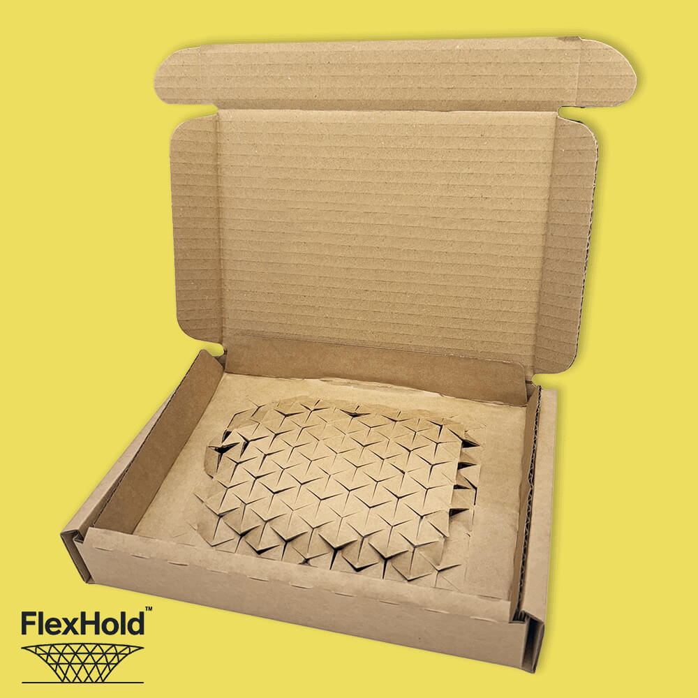 Brown FlexHold™ Boxes - 200mm x 150mm x 35mm
