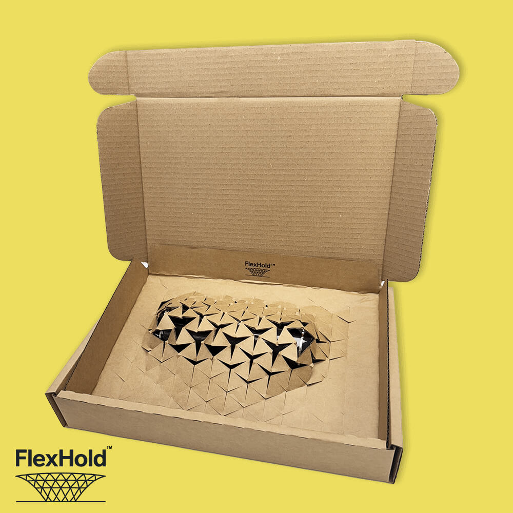 Brown FlexHold™ Boxes - 320mm x 220mm x 55mm
