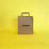 Custom Full Colour Printed Brown Tape Handle Paper Carrier Bags - 254mm x 140mm x 305mm