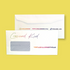 Custom Full Colour Printed Folding Inserting Machine DL Windowed Envelopes - 114mm x 235mm