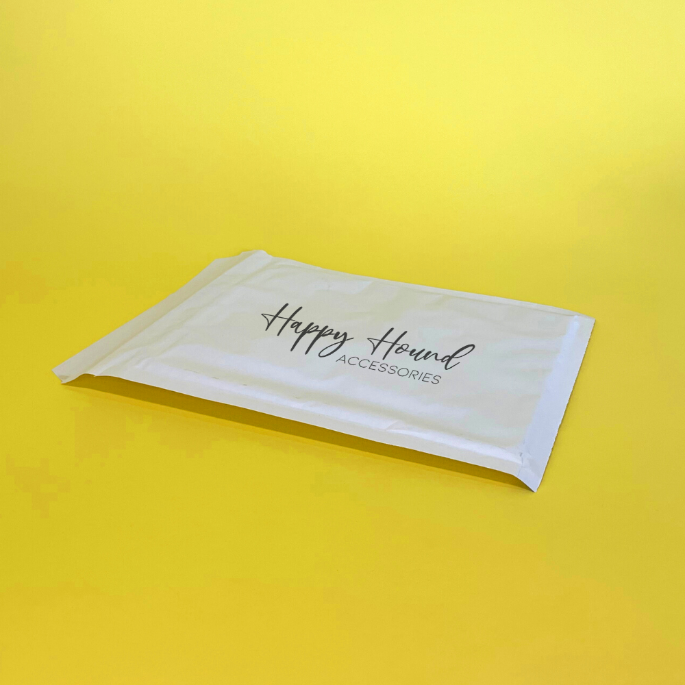 Custom Full Colour Printed White Padded Envelopes & Mailers - 230mm x 340mm