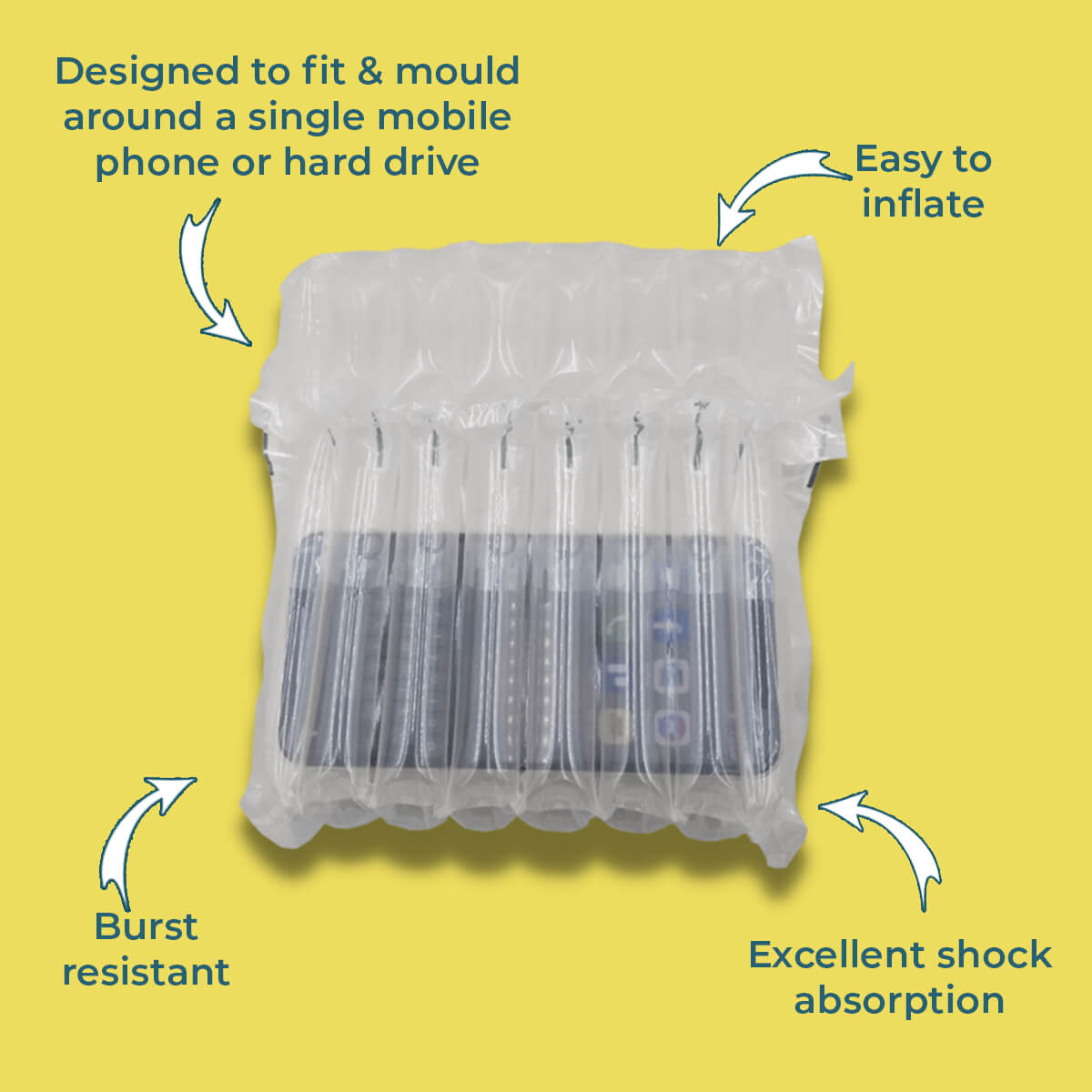 Air Packaging - Mobile Phone / Hard Drive Inflatable Packaging