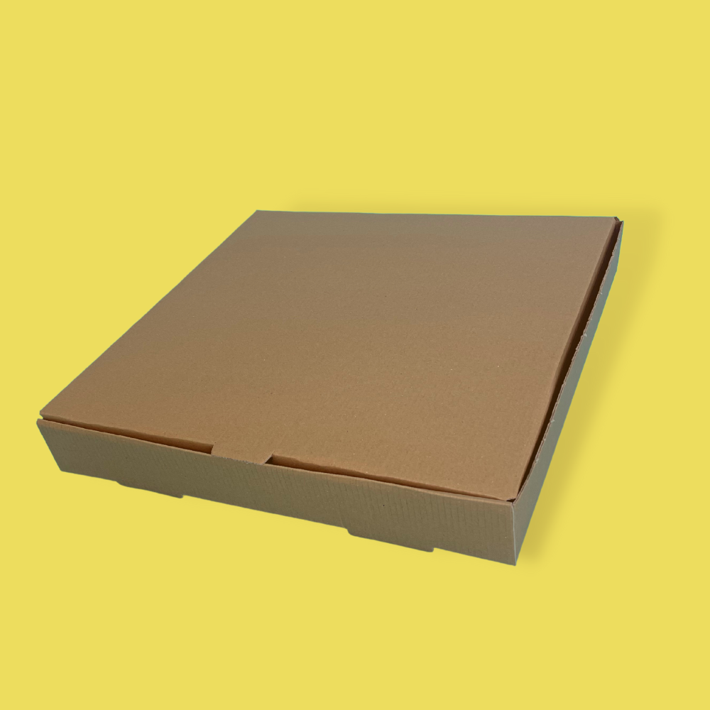 Brown 12 Inch Pizza Boxes - 305mm x 305mm x 38mm