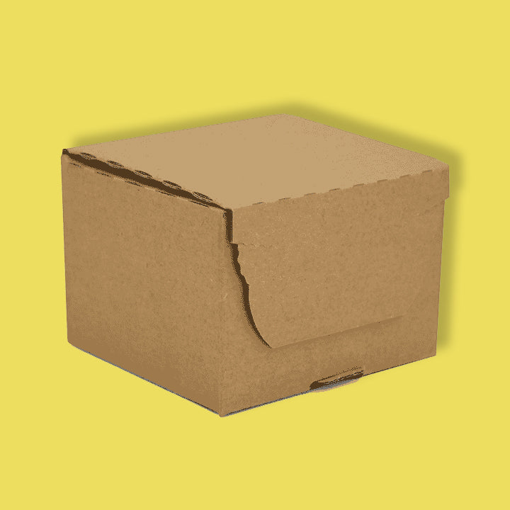 Brown E-Commerce Postal Box - 110mm x 100mm x 70mm