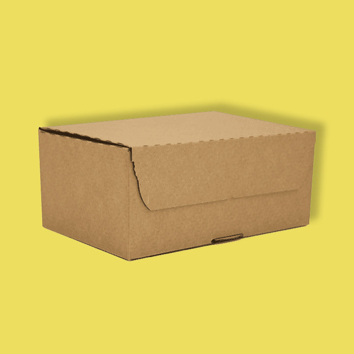Brown E-Commerce Postal Box - 222mm x 150mm x 88mm