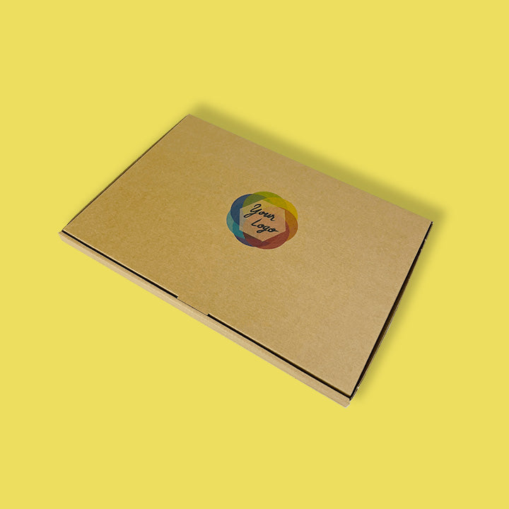 Custom Full Colour Printed Brown PiP Large Letter Postal Box - 344mm x 235mm x 17mm