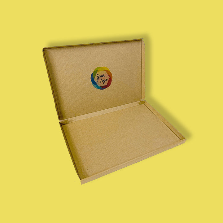 Custom Full Colour Printed Brown PiP Large Letter Postal Box - 344mm x 235mm x 20mm
