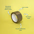 Rolls Of Brown Packaging Parcel Tape - 48mm x 66m