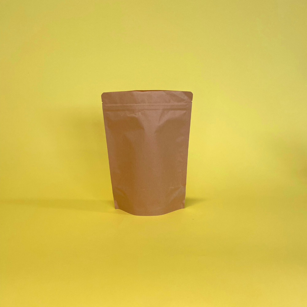 Brown Paper Stand-Up Pouches - 160mm x 230mm x 90mm - Medium Gusset