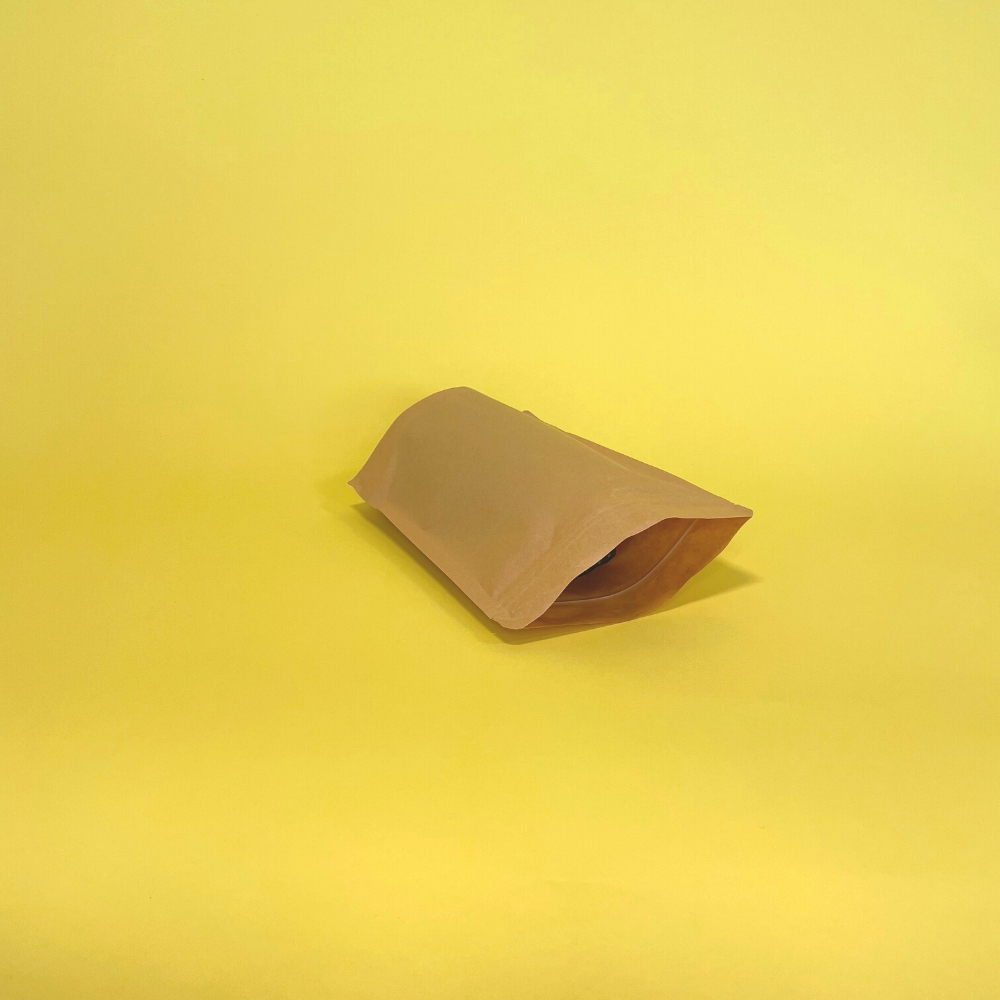 Brown Paper Stand-Up Pouches - 190mm x 260mm x 100mm - Large Gusset