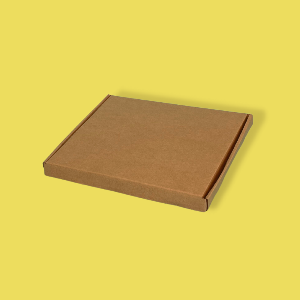 Clearance - Letterbox-Friendly Brown Small Parcel Box 265mm x 220mm x 25mm