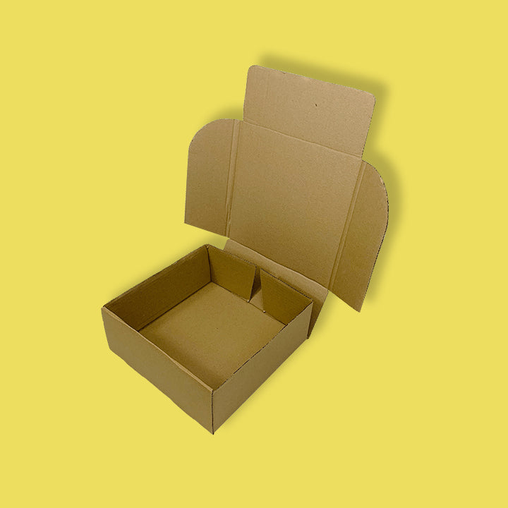 Parcelsend Brown PiP Small Parcel Cake Box - 254mm x 254mm x 102mm