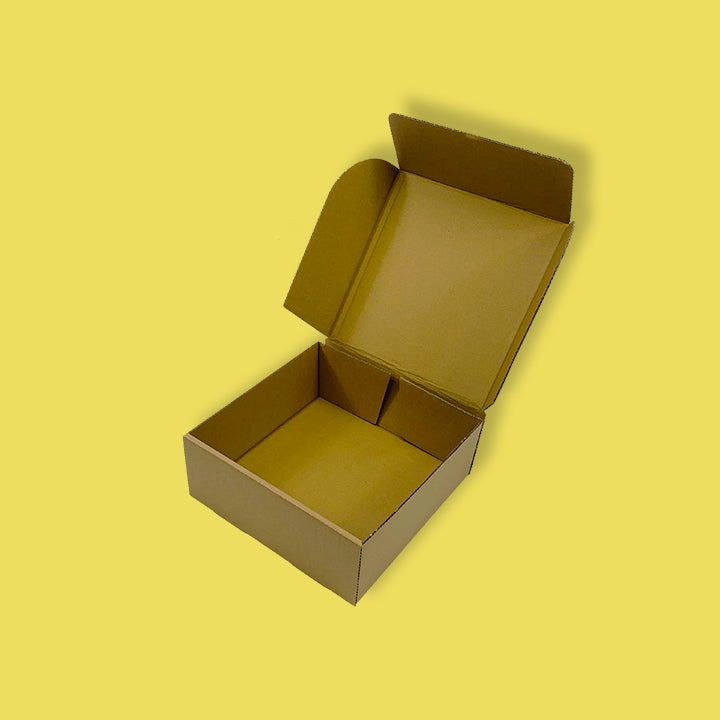 Parcelsend Brown PiP Small Parcel Cake Box - 254mm x 254mm x 63mm
