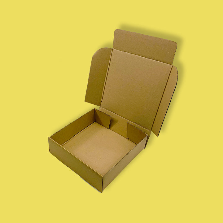 Parcelsend Brown PiP Small Parcel Cake Box - 254mm x 254mm x 76mm