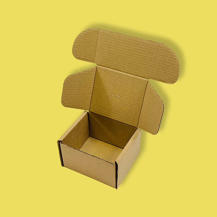 Brown PiP Small Parcel Postal Box - 110mm x 100mm x 70mm