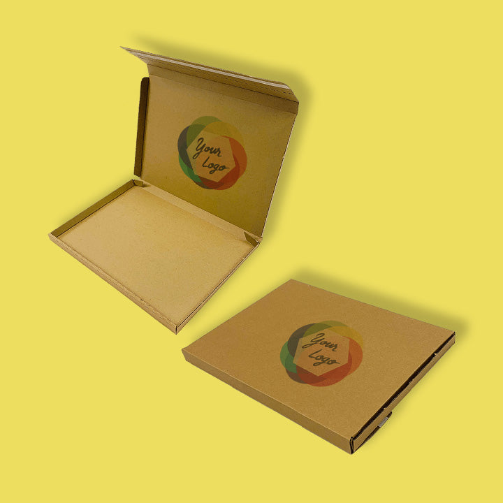 Custom Full Colour Printed Brown PiP Small Parcel Postal Box - 347mm x 242mm x 19mm