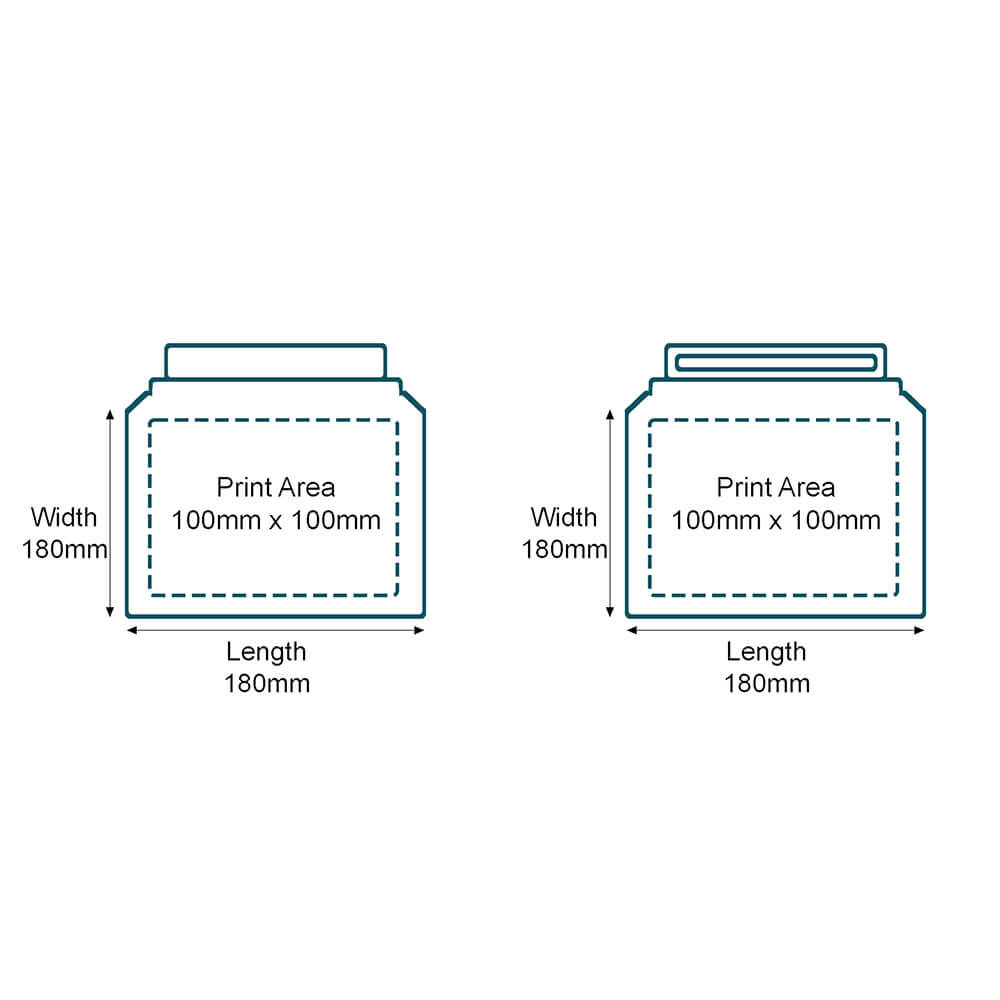 Custom Full Colour Printed Premium White Corrugated Cardboard Envelopes & Mailers - 180mm x 180mm