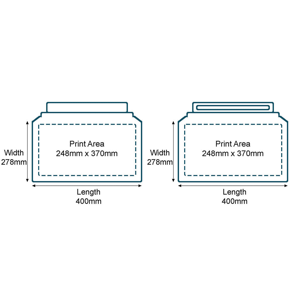 Custom Full Colour Printed Capacity Book Mailers - Gusseted Solid Board - 278mm x 400mm