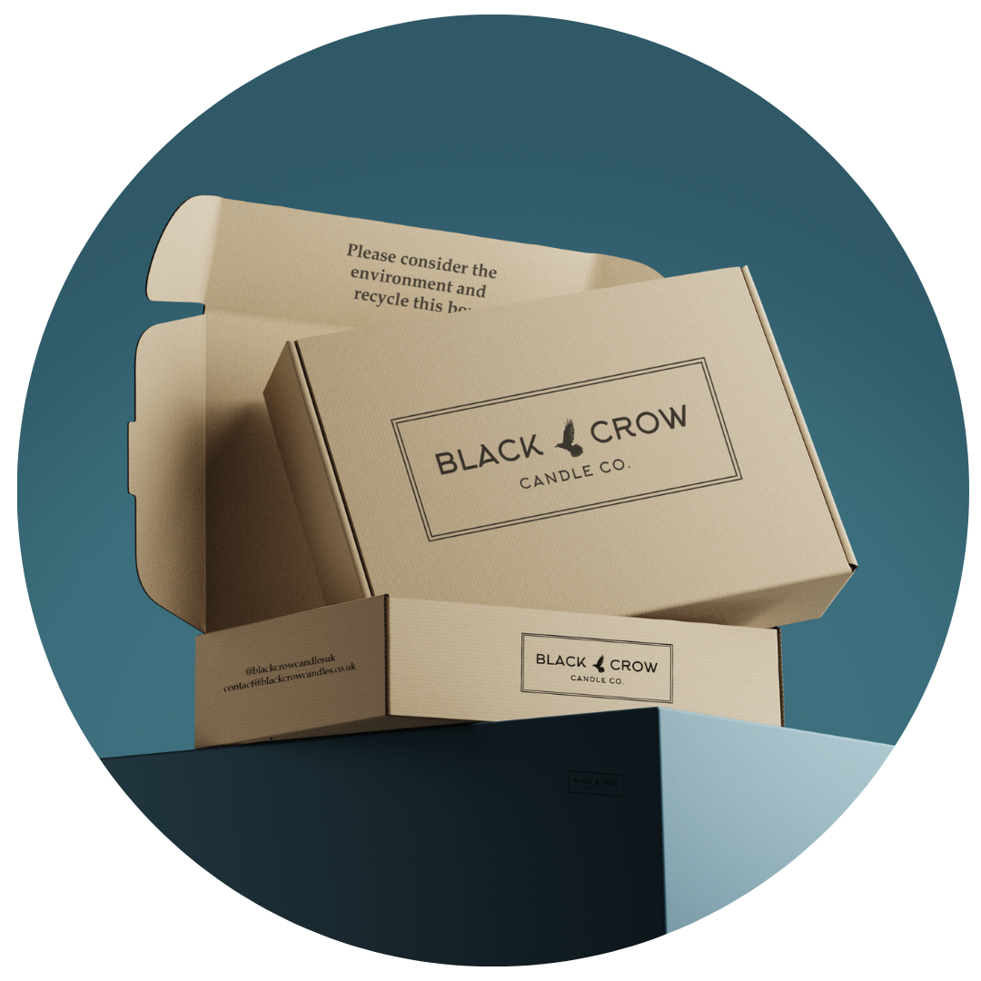 Custom Printed Brown Cardboard Boxes