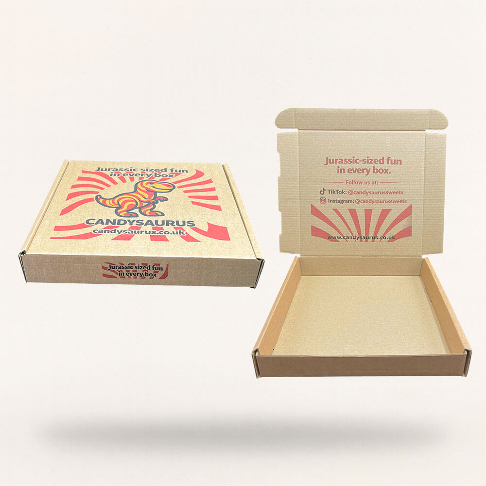 Customised Printed Small Parcel Postal Boxes Printed Sample