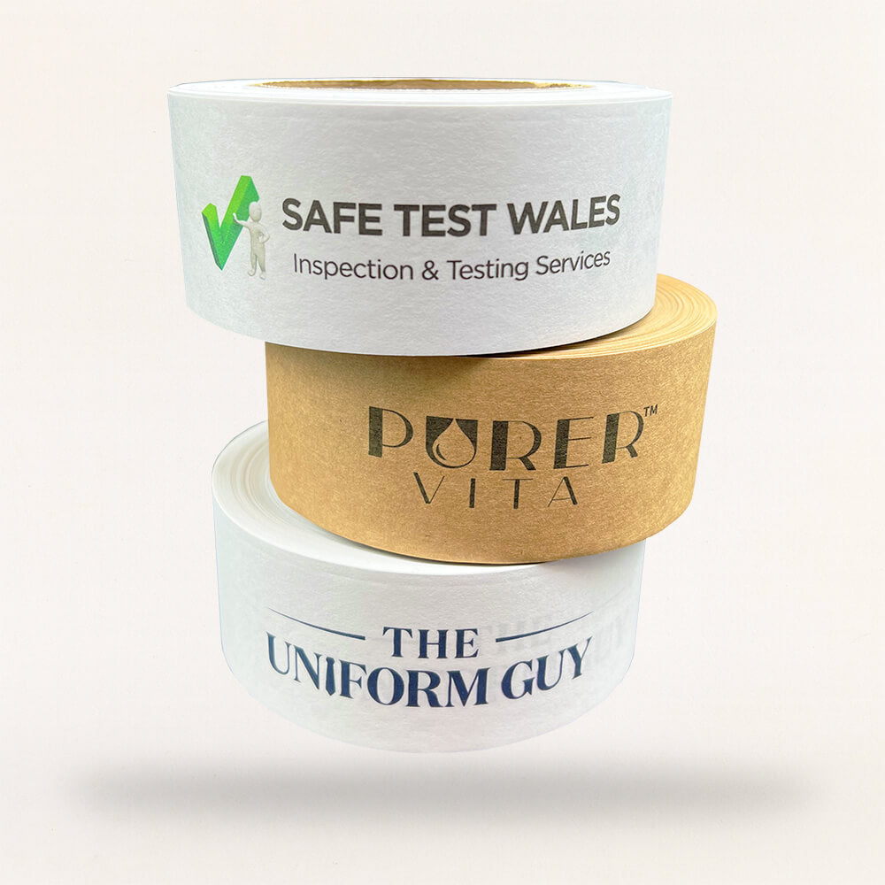 Customised Printed Water Activated Gummed Tape (48mm x 50m)
