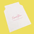 Custom Full Colour Printed Premium White Corrugated Cardboard Envelopes & Mailers - 180mm x 180mm