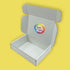 Custom Full Colour Printed White PiP Small Parcel Postal Box - 240mm x 160mm x 40mm