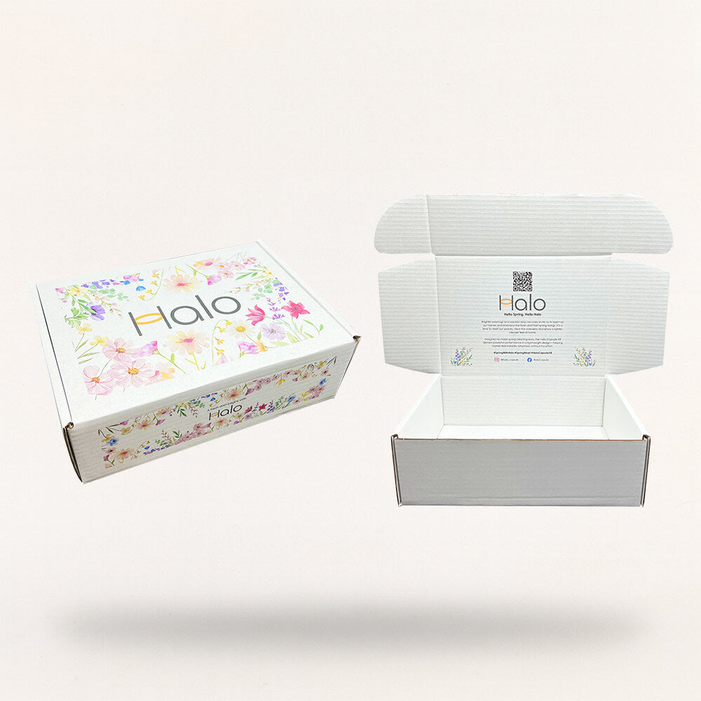 Customised Printed Small Parcel Postal Boxes Printed Sample