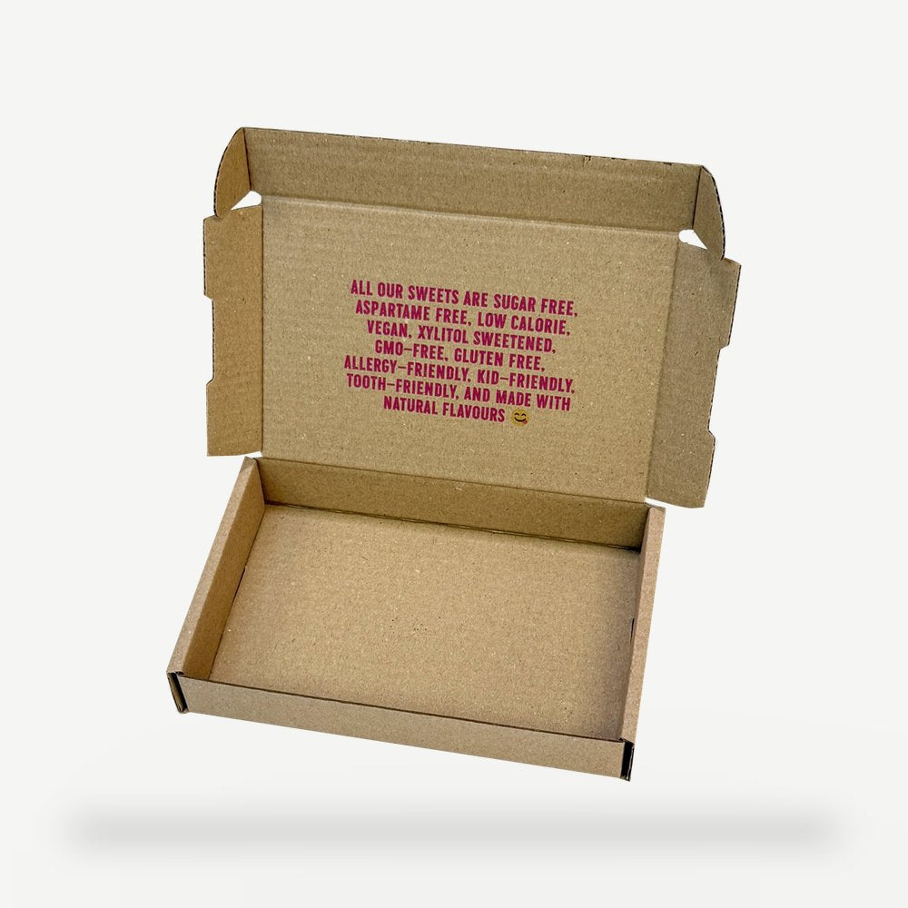 Customised Printed Small Parcel Postal Boxes Printed Sample