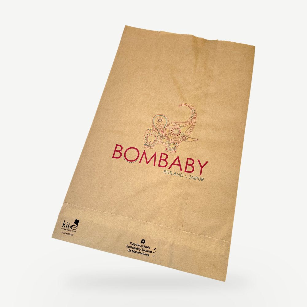 Customised Printed Heavy Duty Paper Mailing Bags Printed Sample