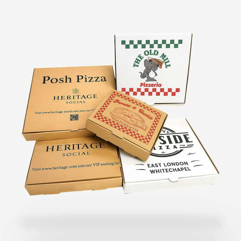 Customised Printed Pizza Boxes Printed Sample