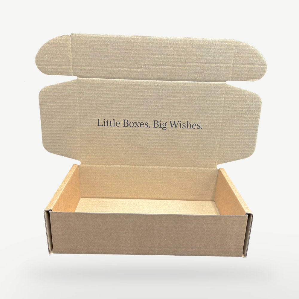 Customised Printed Small Parcel Postal Boxes Printed Sample