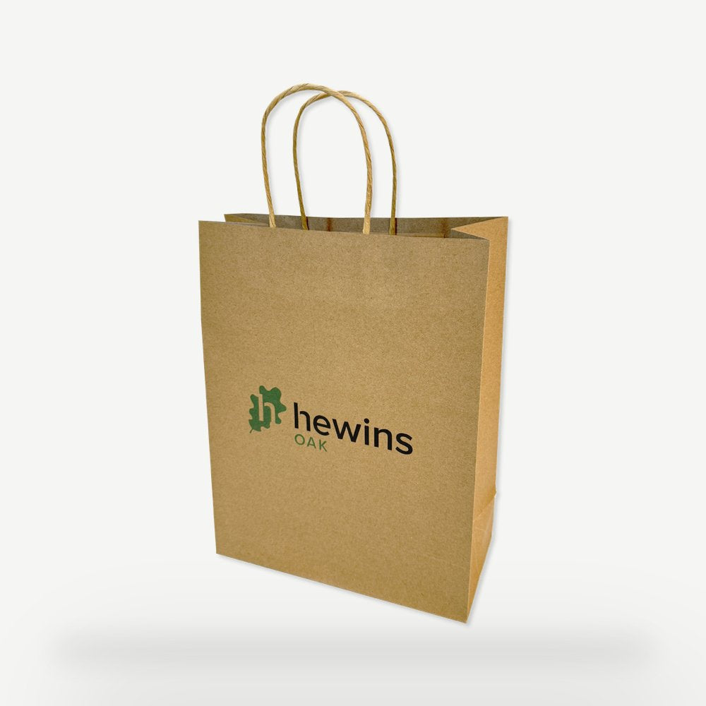 Customised Printed Twist Handle Paper Carrier Bags