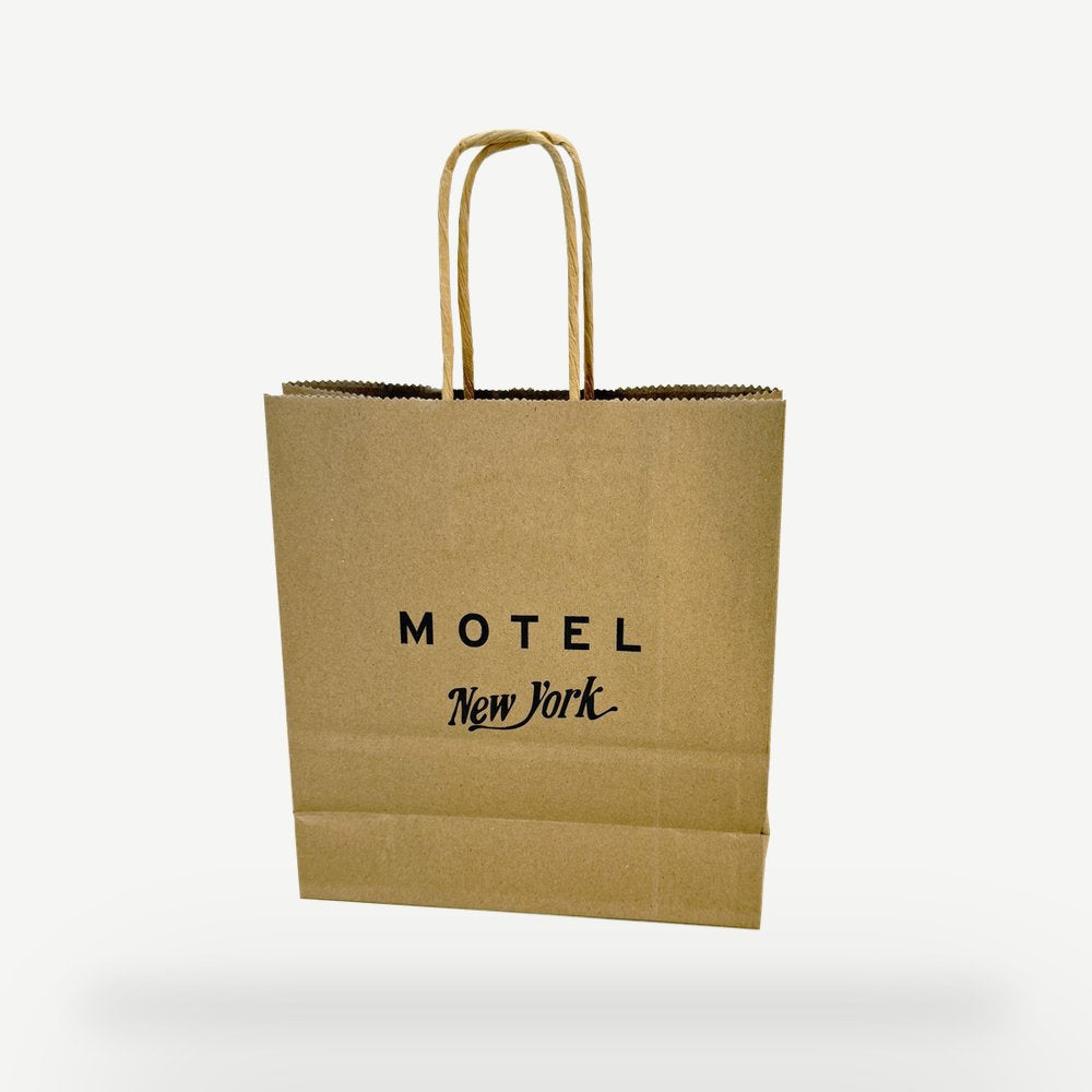 Customised Printed Twist Handle Paper Carrier Bags