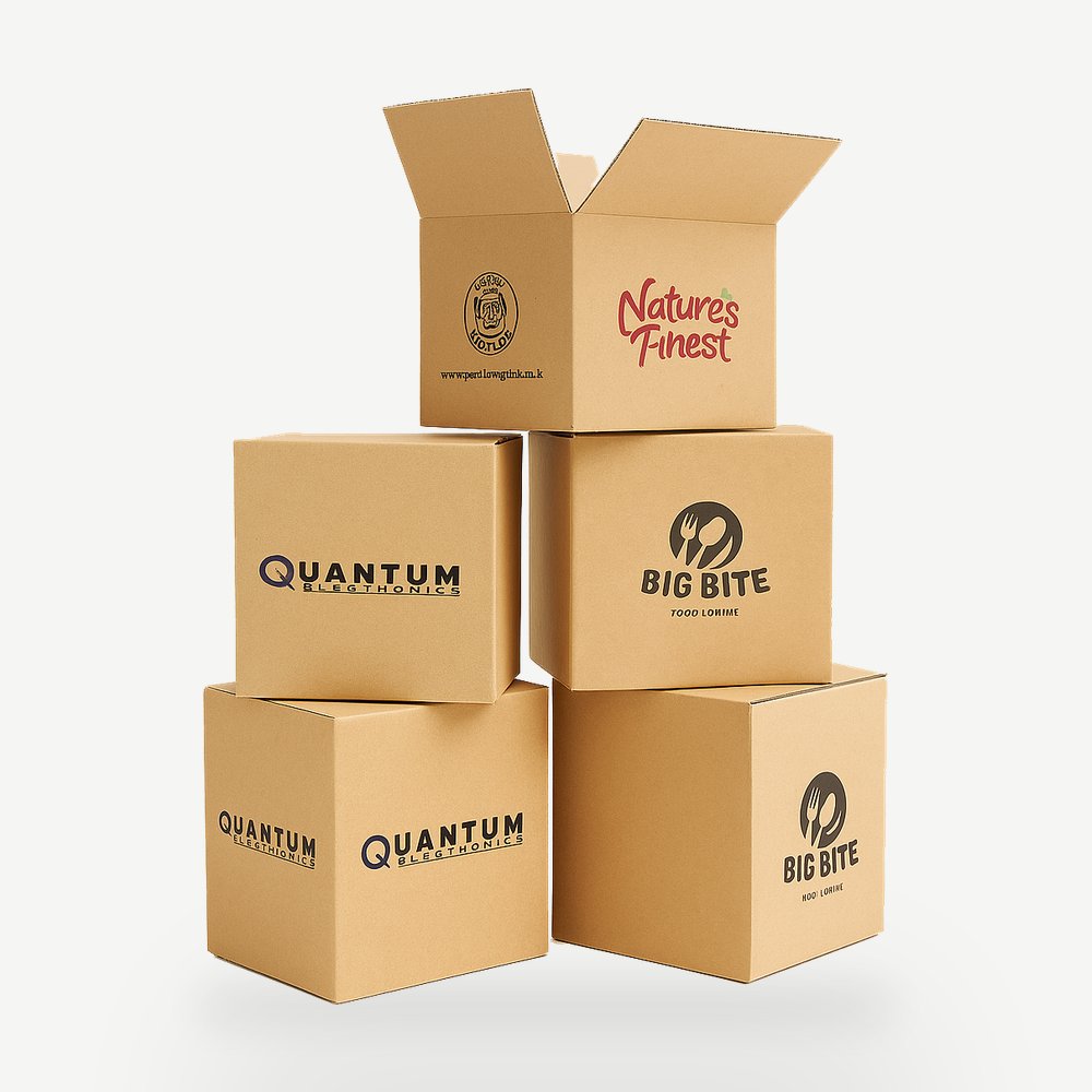 Customised Printed Double Wall Cardboard Boxes Printed Sample