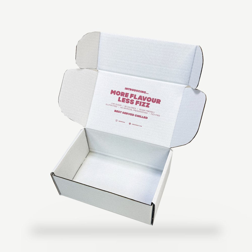 Customised Printed Small Parcel Postal Boxes Printed Sample