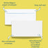 Self Seal DL Non Windowed Wallet Envelopes - 110mm x 220mm