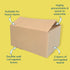 Double Wall Cardboard Boxes - 440mm x 340mm x 140mm