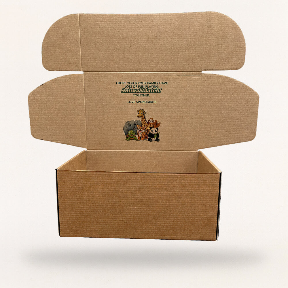 Customised Printed Small Parcel Postal Boxes Printed Sample