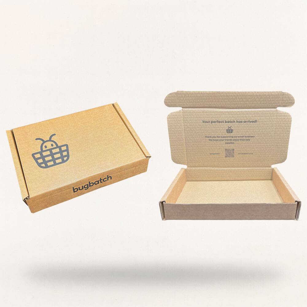 Customised Printed Small Parcel Postal Boxes Printed Sample