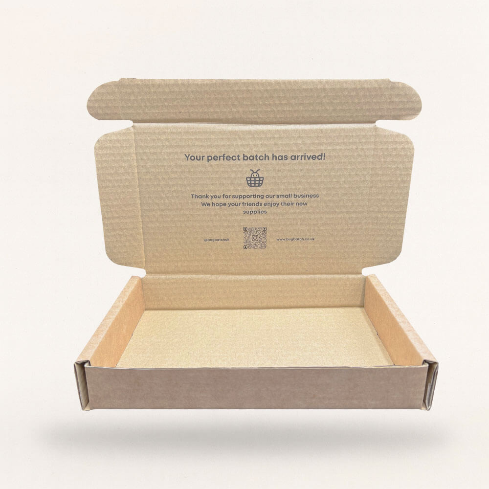 Customised Printed Small Parcel Postal Boxes Printed Sample