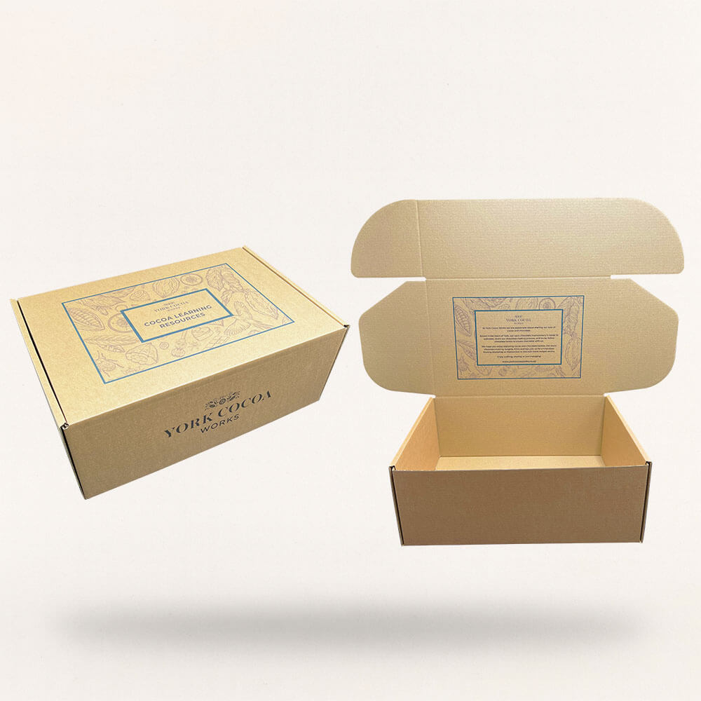 Customised Printed Mailer Postal Boxes - 375x255x150mm Printed Sample