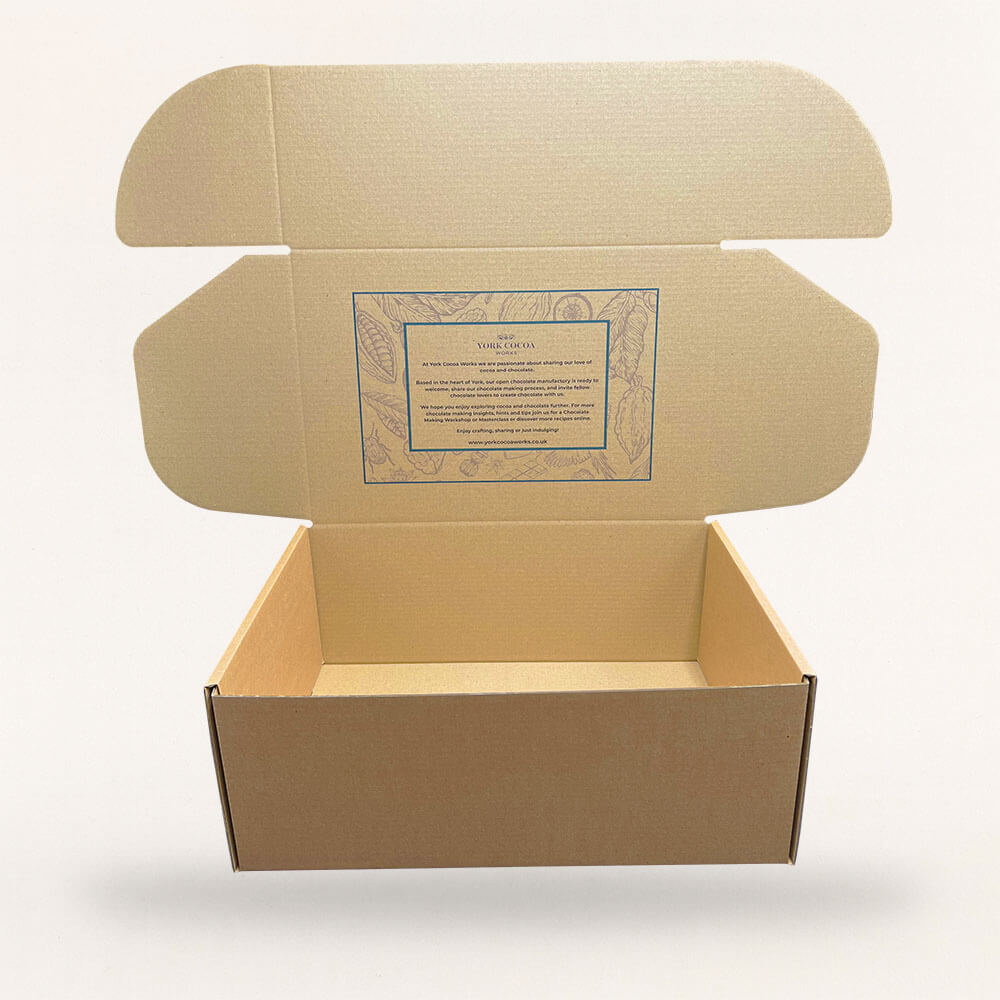 Customised Printed Mailer Postal Boxes - 375x255x150mm Printed Sample