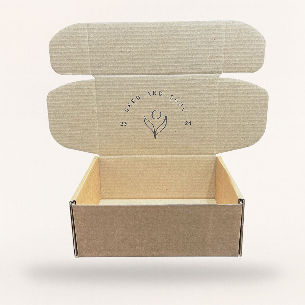 Customised Printed Small Parcel Postal Boxes Printed Sample