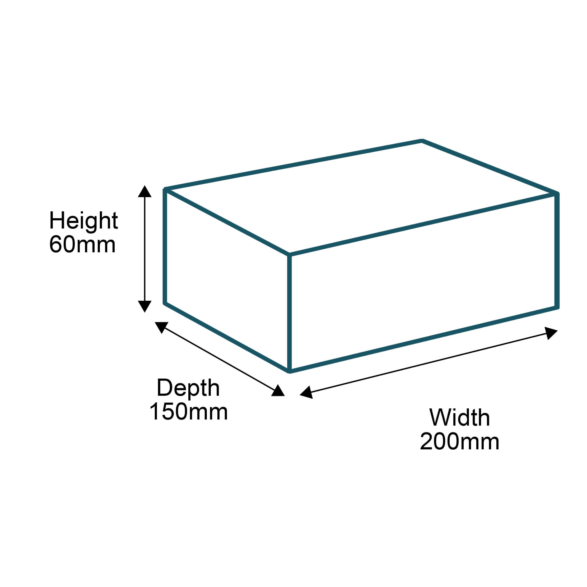 Brown FlexHold™ Boxes - 200mm x 150mm x 60mm