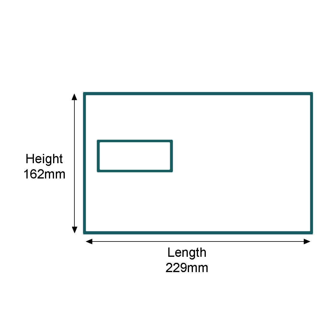 Custom Full Colour Printed Gummed C5 Windowed Envelopes - 162mm x 229mm